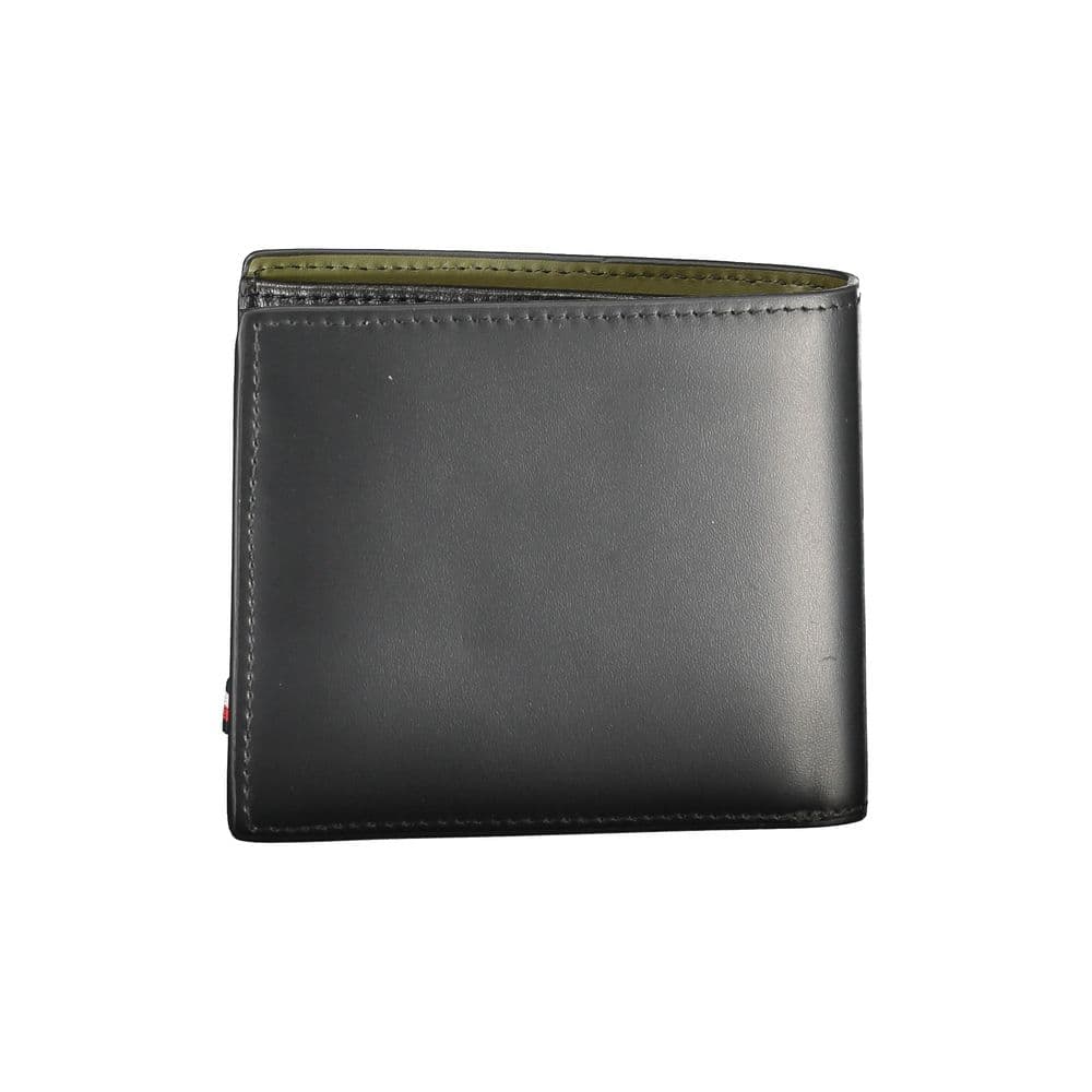 Tommy Hilfiger Black Leather Men's Wallet - 2