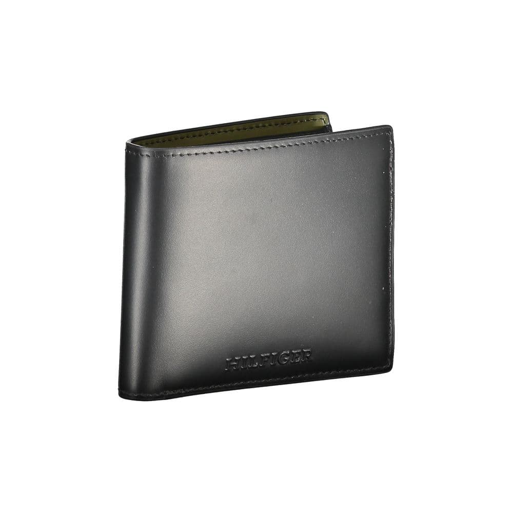 Tommy Hilfiger Black Leather Men's Wallet - 3