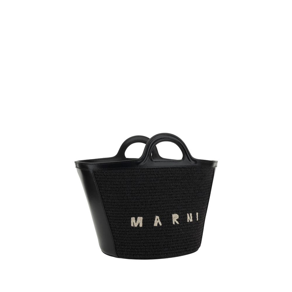 Marni Black Cotton Shoulder Bag - 2