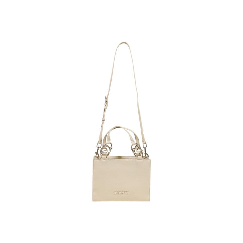 Love Moschino Beige Polyethylene Handbag - 5