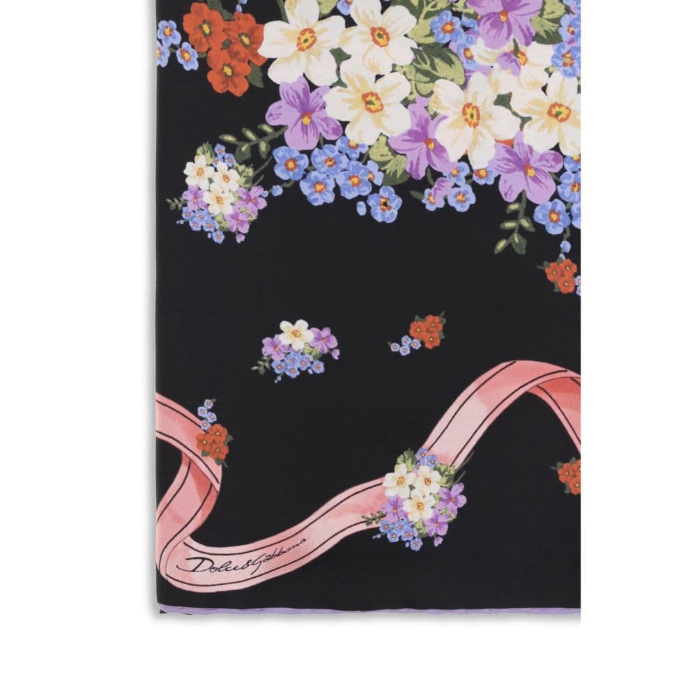 Dolce & Gabbana Multicolor Silk Scarf - 3