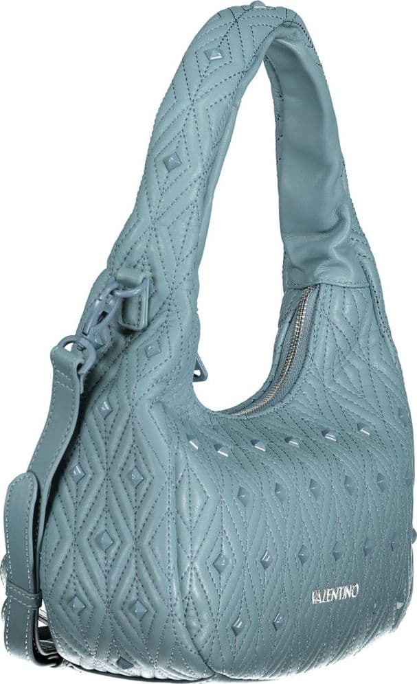Mario Valentino Blue Polyurethane Women's Bag - 3