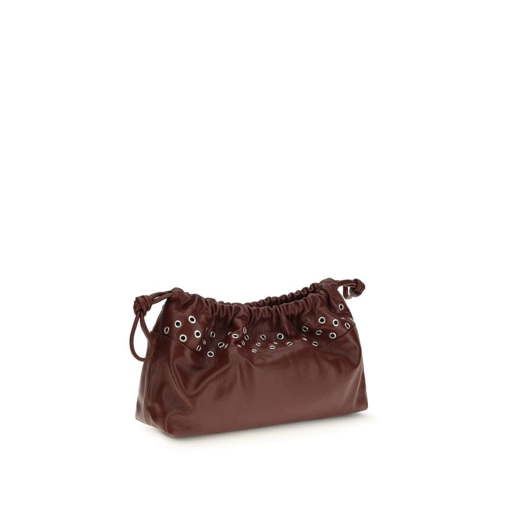 Pierre Hardy Bordeaux Calf Leather Bos Taurus Clutch Bag - 3