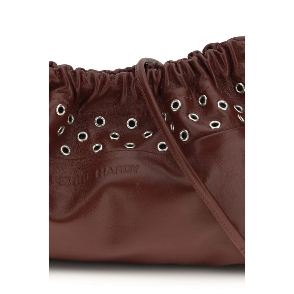Pierre Hardy Bordeaux Calf Leather Bos Taurus Clutch Bag - 4