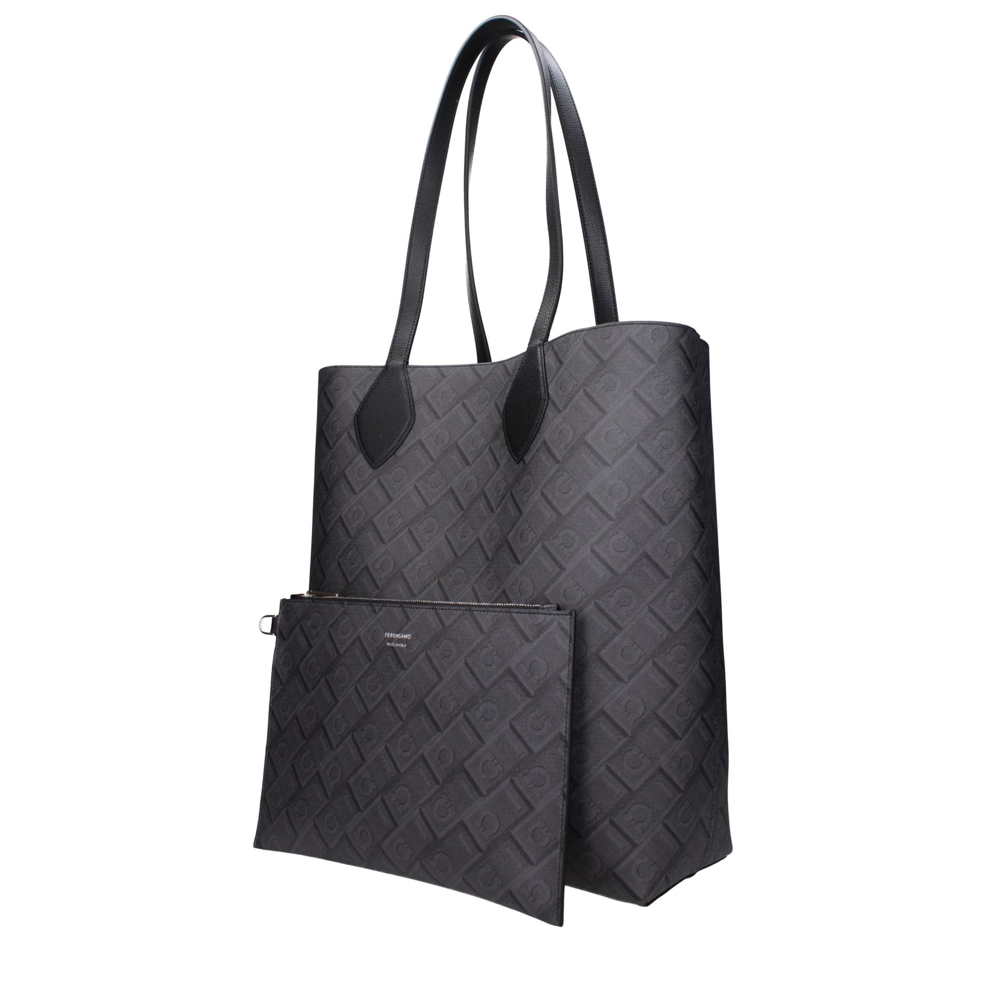 Salvatore Ferragamo Black Leather Shoulder Bag - 3