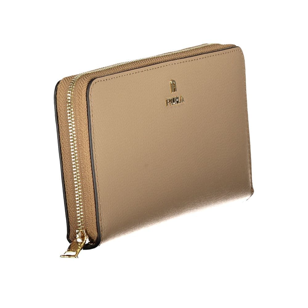 Furla Beige Leather Woman Wallet - 3