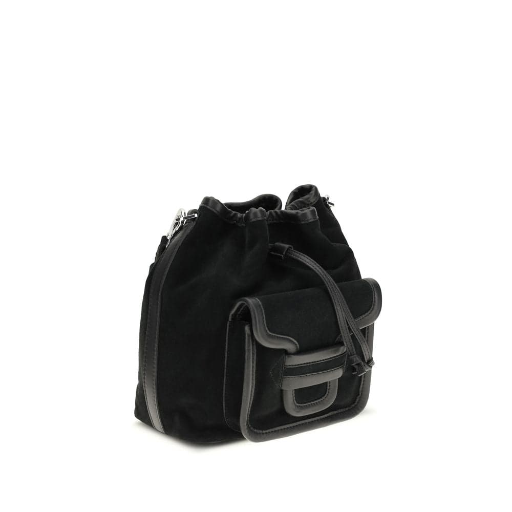 Pierre Hardy Black Calf Leather Bos Taurus Backet Bag - 2