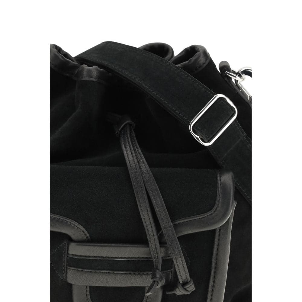 Pierre Hardy Black Calf Leather Bos Taurus Backet Bag - 4