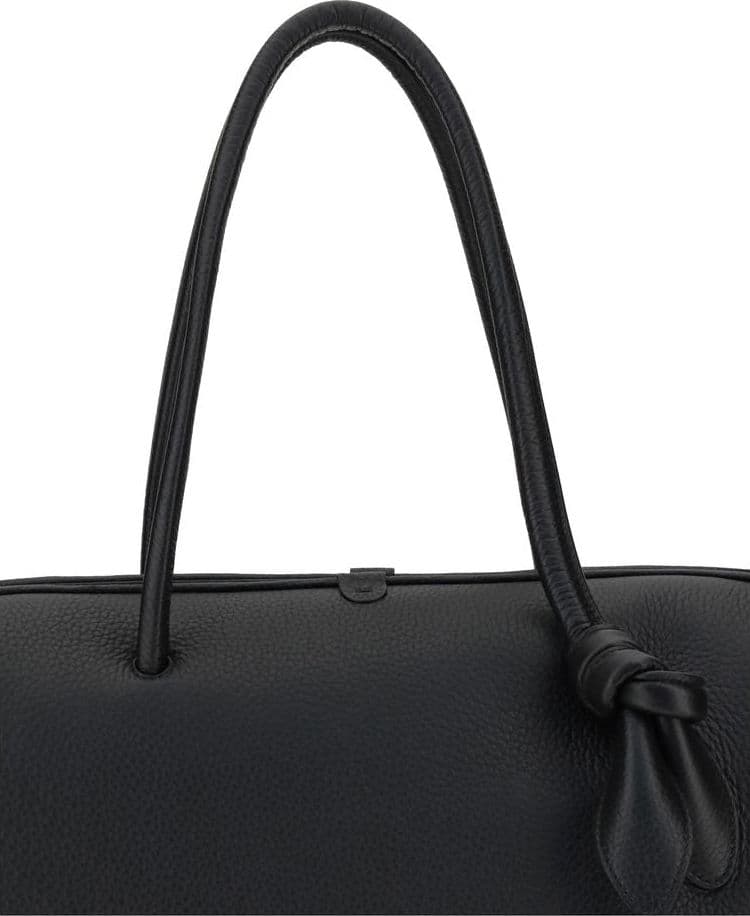 Jacquemus Black Calf Leather Bos Taurus Handbag - 4