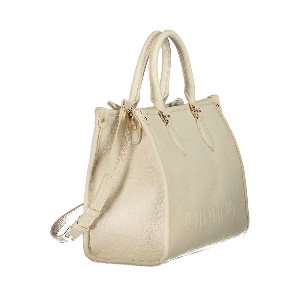 Mario Valentino Beige Polyurethane Women's Bag - 3