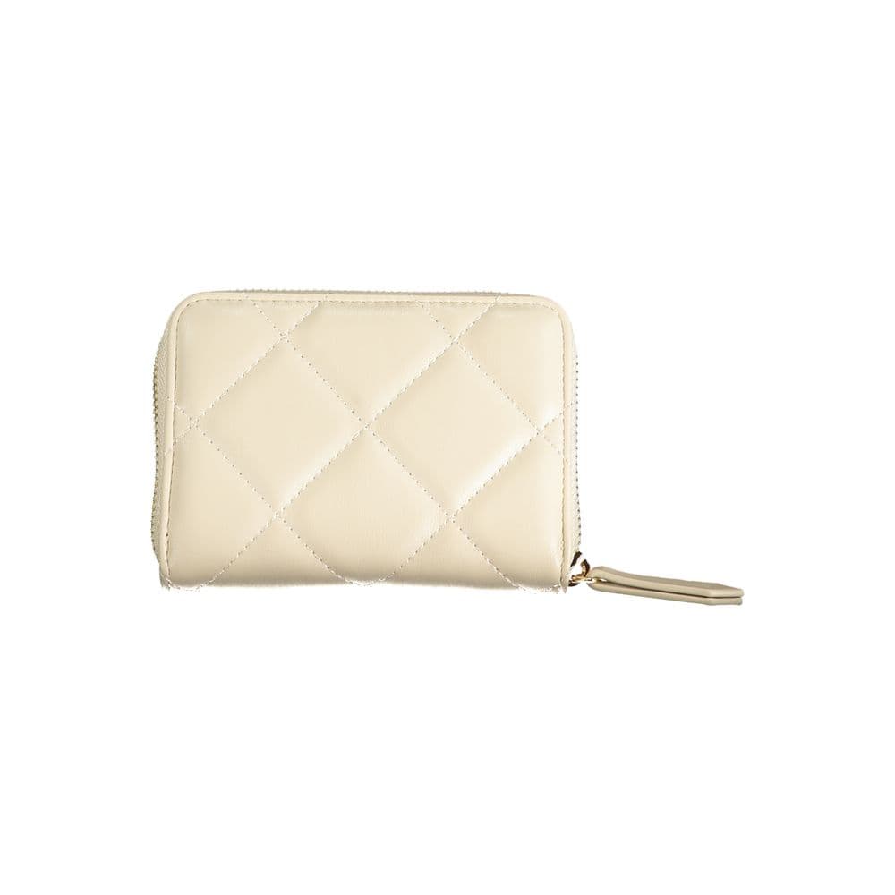 Mario Valentino Beige Polyurethane Women's Wallet - 2