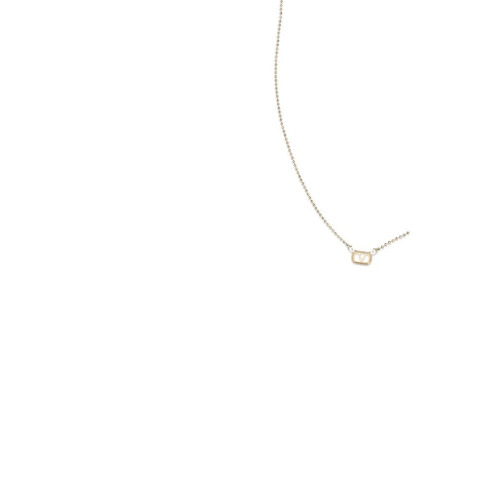 Valentino Garavani Gold Brass Necklace - 3