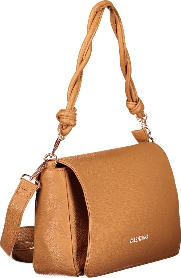 Mario Valentino Brown Polyurethane Women's Bag - 3