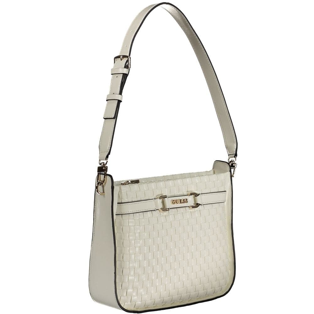 Guess Jeans Bianco Poliuretano Woman Handbag - 3