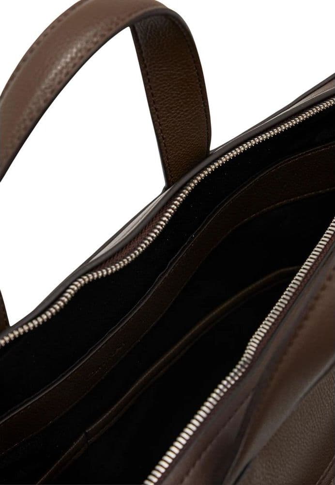 Calvin Klein Brown Polyethylene Briefcase - 4