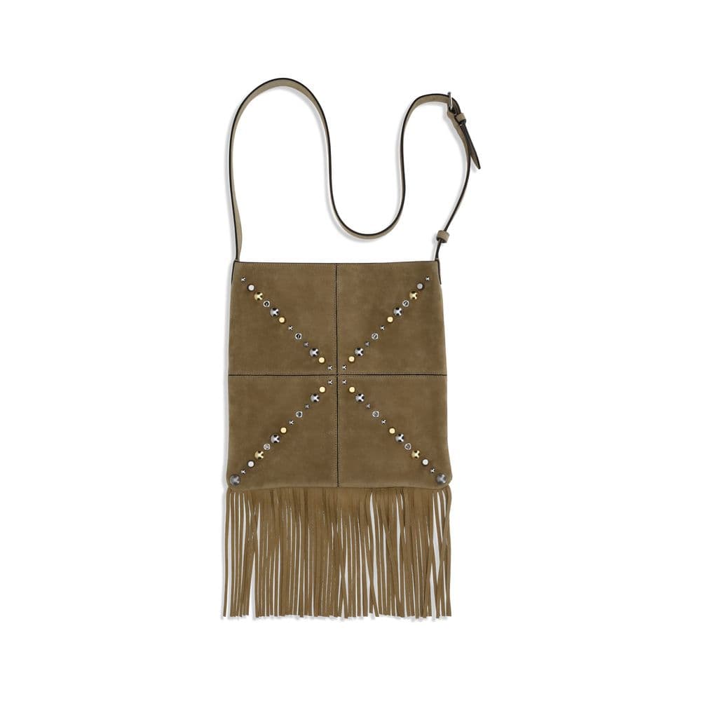 Valentino Garavani Beige Calf Leather Bos Taurus Shoulder Bag - 2