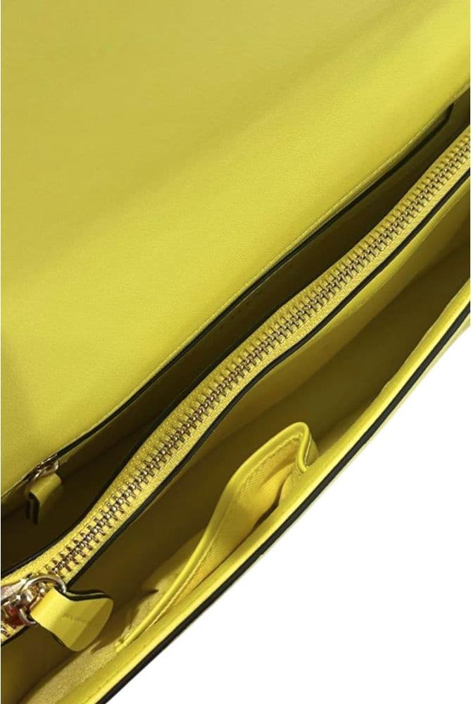 Twinset Yellow PU Women Shoulder Bag - 7