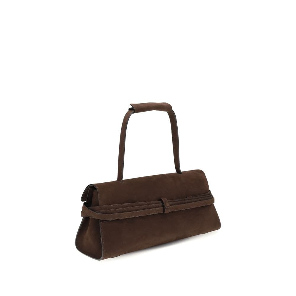 Moschino Brown Calf Leather Bos Taurus Shoulder Bag - 3