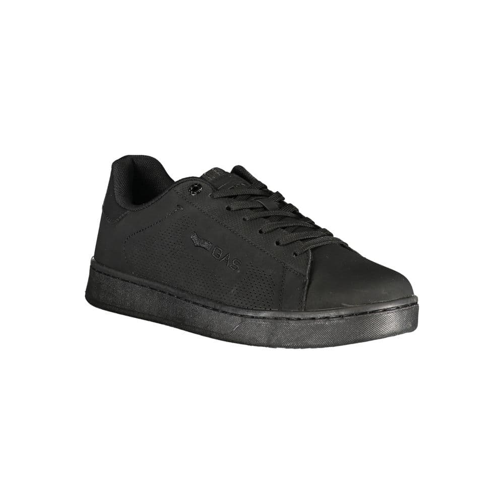 Gas Black Polyurethane Men Sneaker - 2