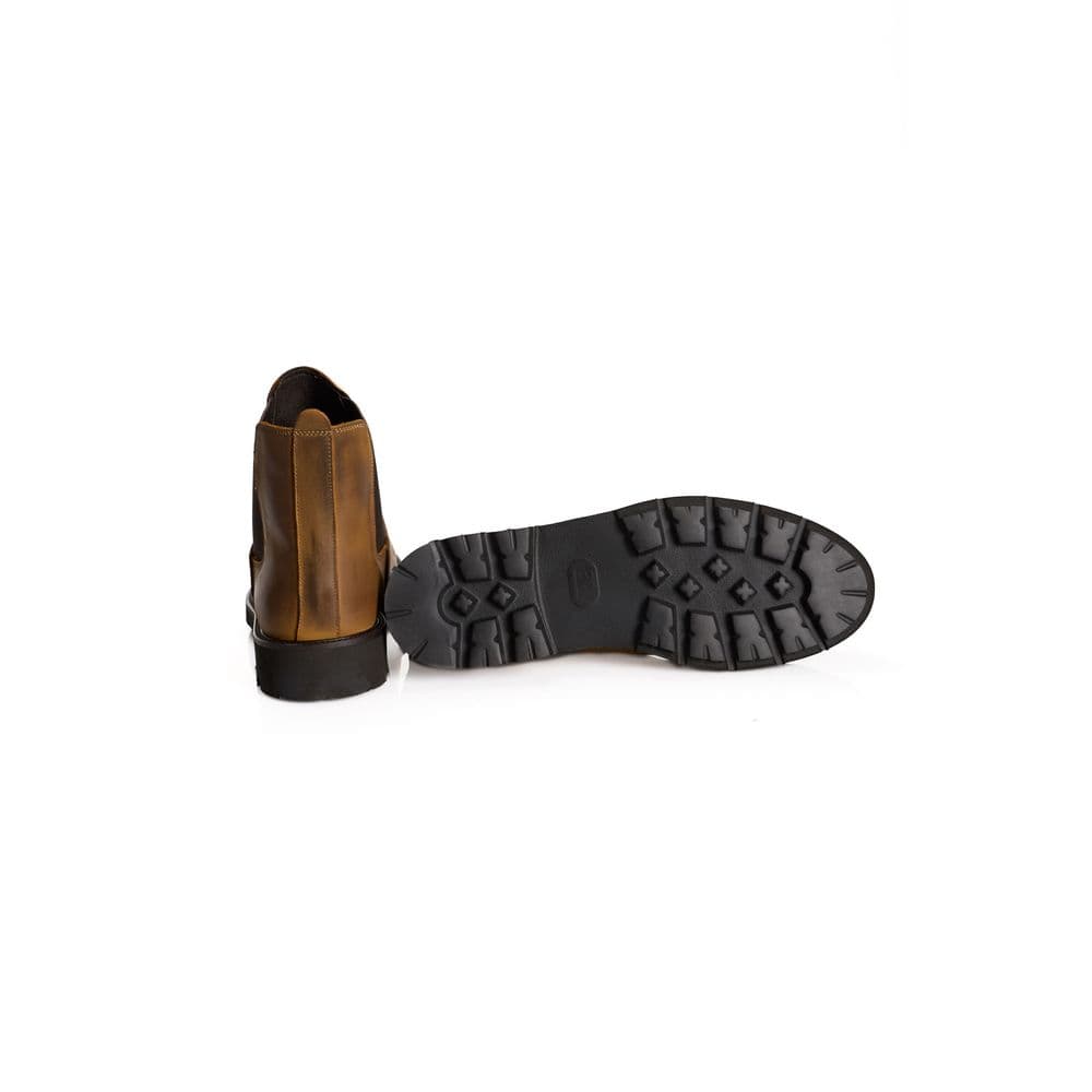 Roberto Pepe Luxury Brown Calfskin Men Boot - 4