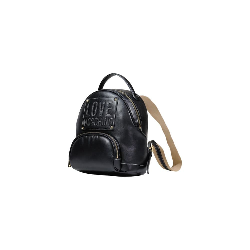 Love Moschino Black Polyethylene Backpack - 3