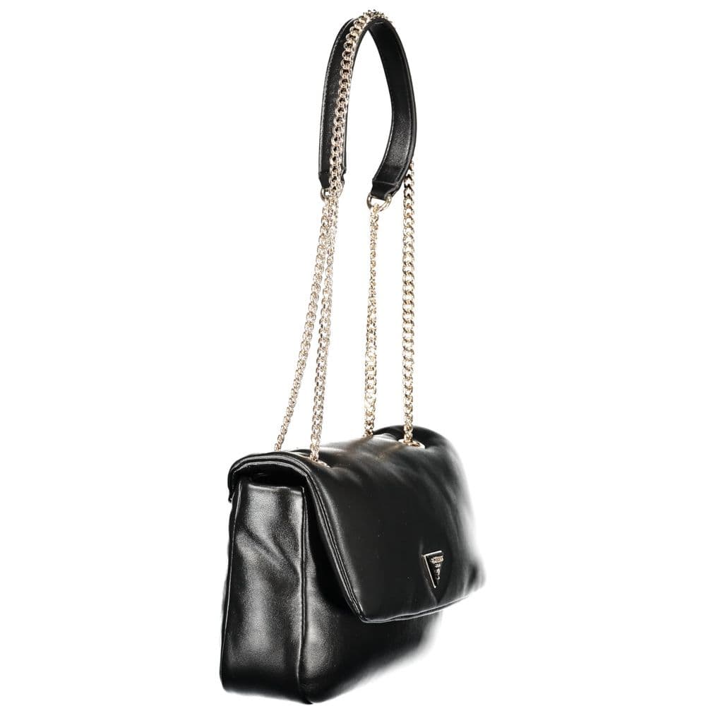 Guess Jeans Nero Poliuretano Women Handbag - 3