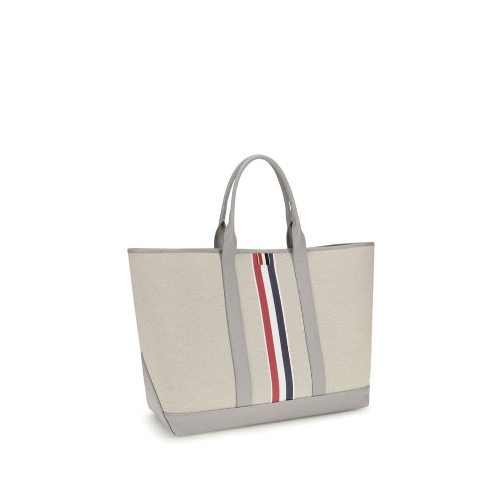 Thom Browne Gray Fabric Shoulder Bag - 2