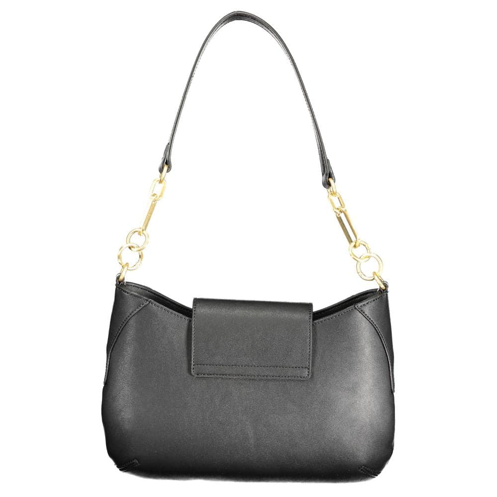 Mario Valentino Black Polyurethane Women's Bag - 2