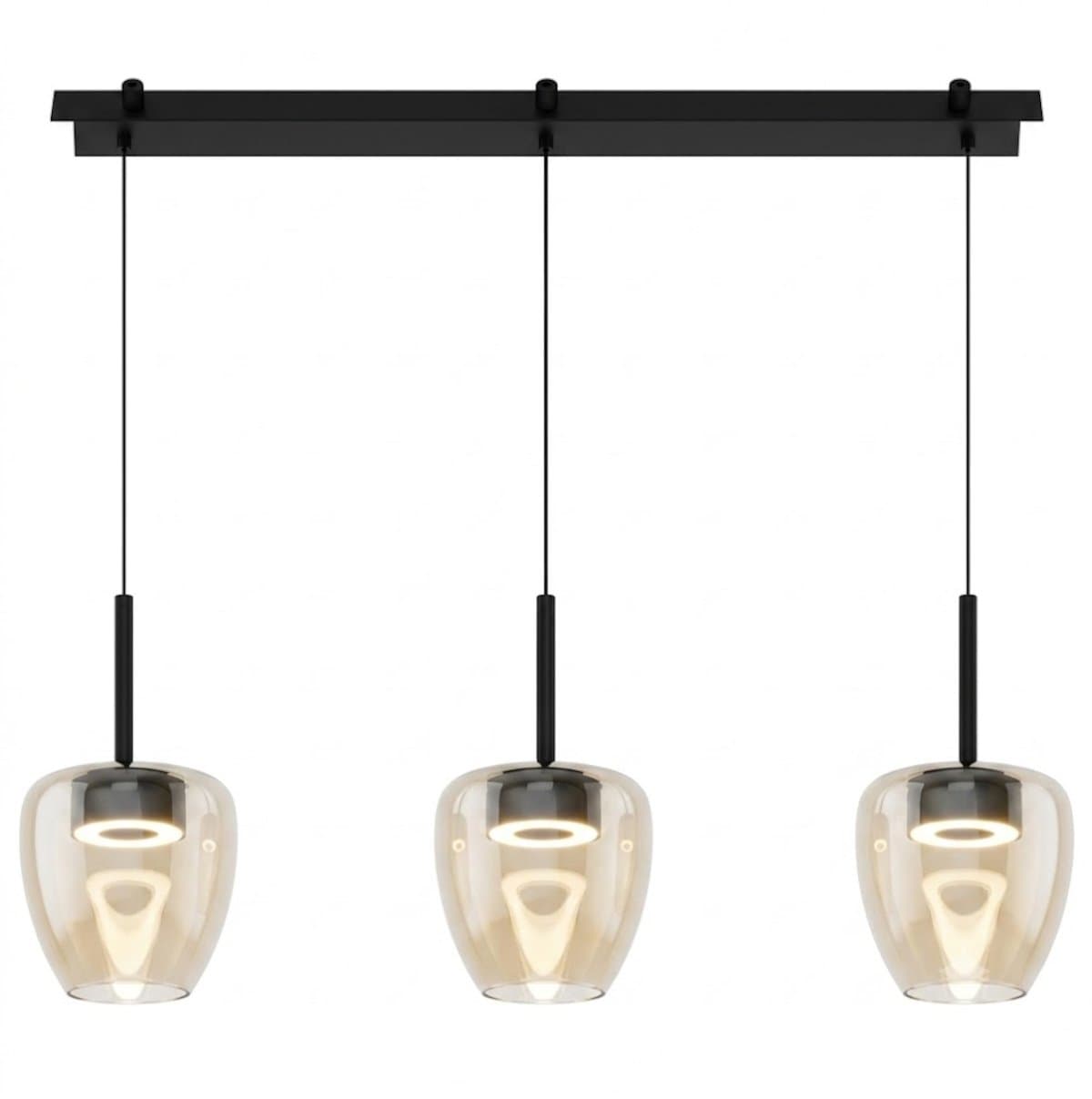 Lampadario moderno Top Light KYLIE 1236 3P + R60x4R3 NE Gx53 LED metallo vetro pirex - 4