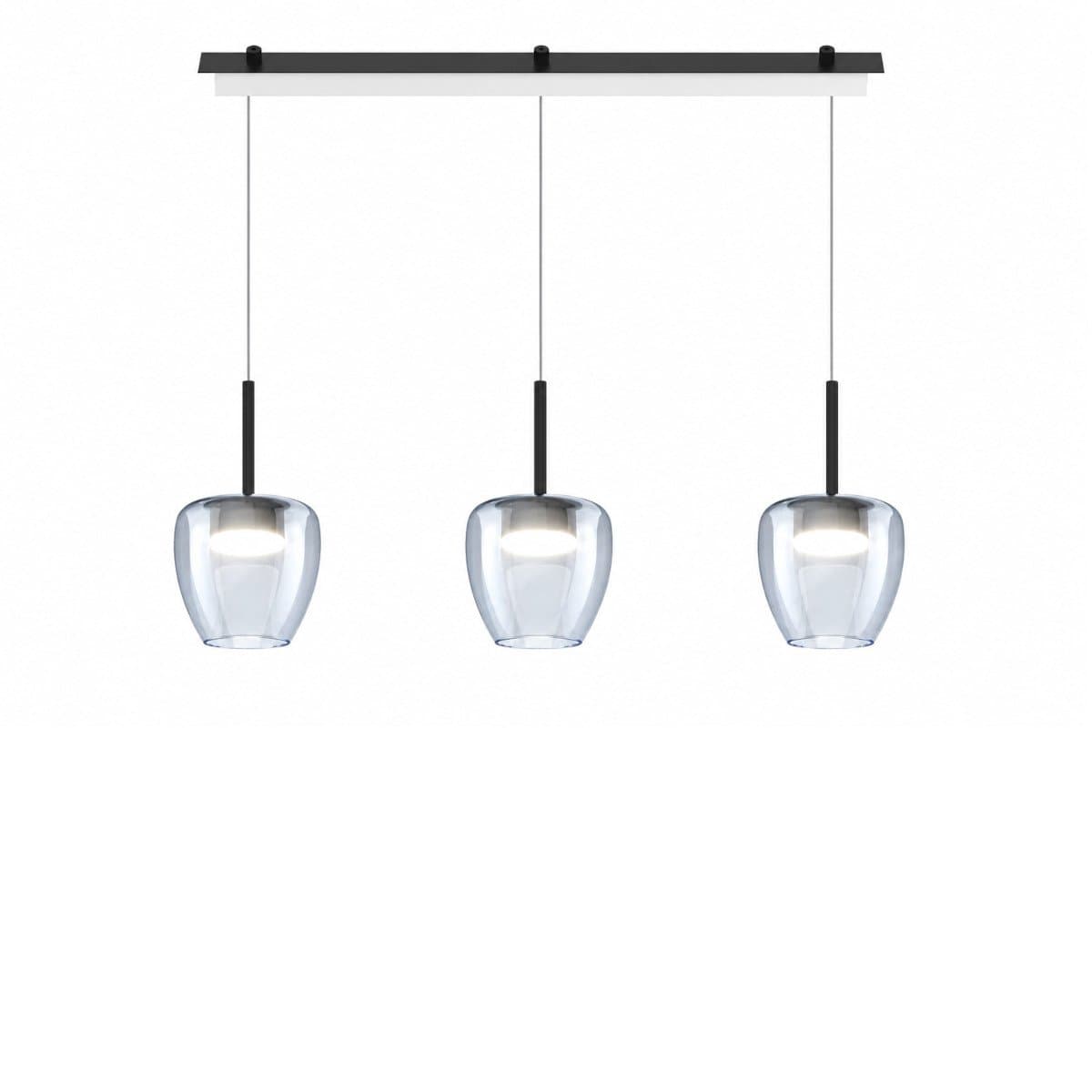Lampadario moderno Top Light KYLIE 1236 3P + R60x4R3 NE Gx53 LED metallo vetro pirex - 6