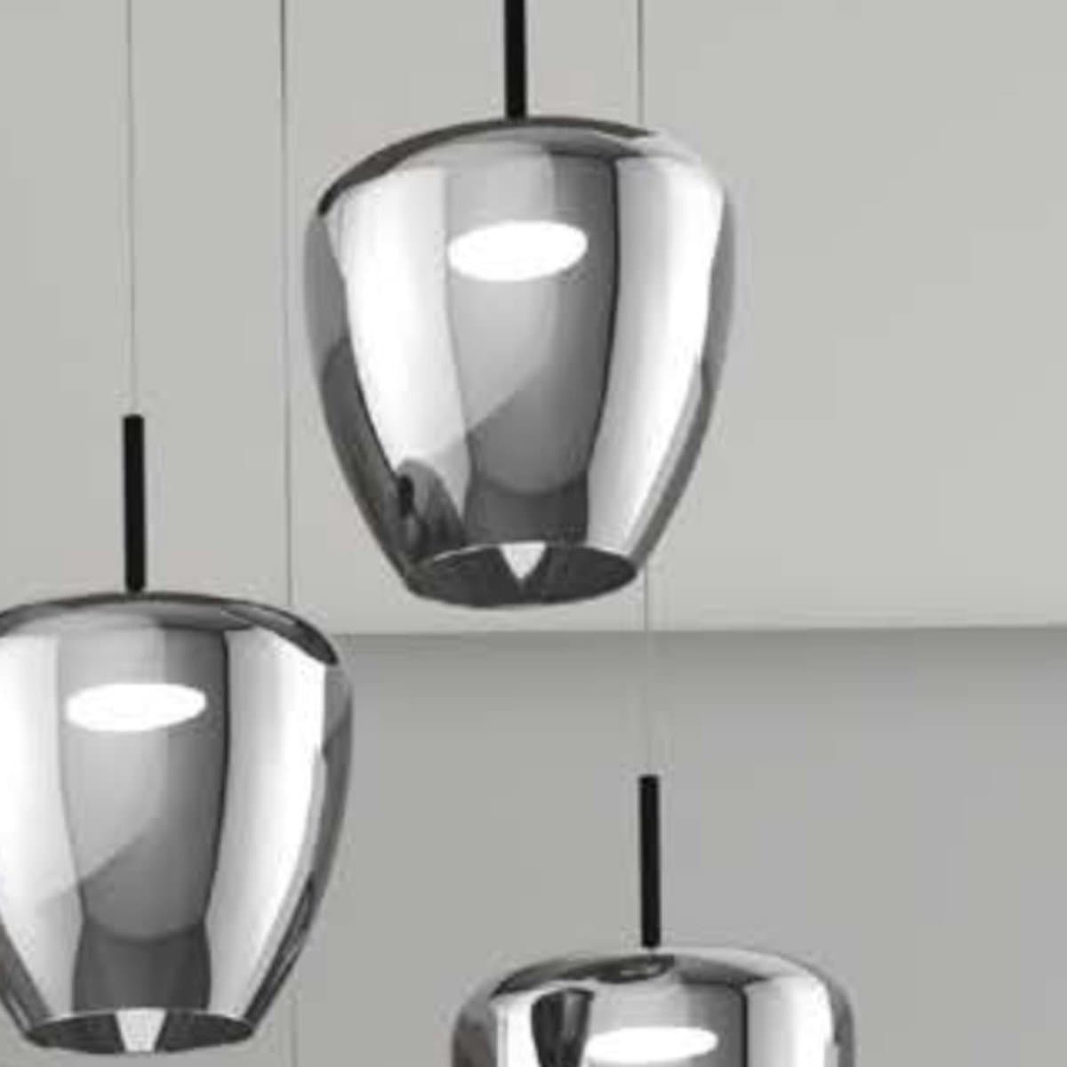Lampadario moderno Top Light KYLIE 1236 3P + R40T3 BI Gx53 LED metallo vetro pirex - 7