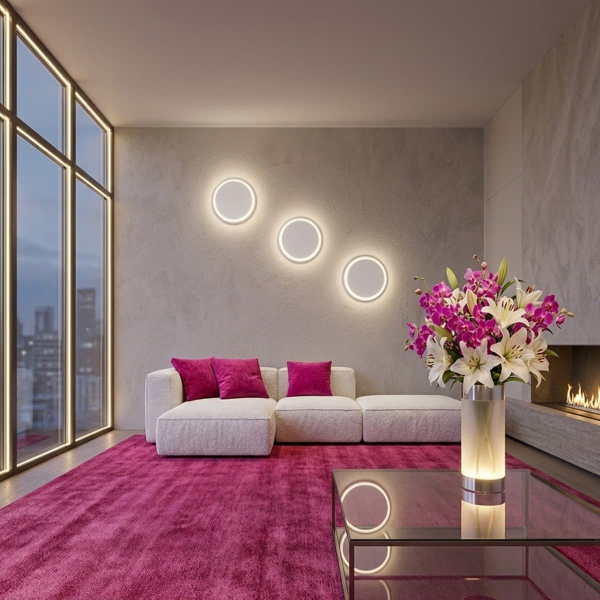 Applique moderno Ideal Lux COVER 195711 BIANCO LED 1100LM 3000K alluminio - 2
