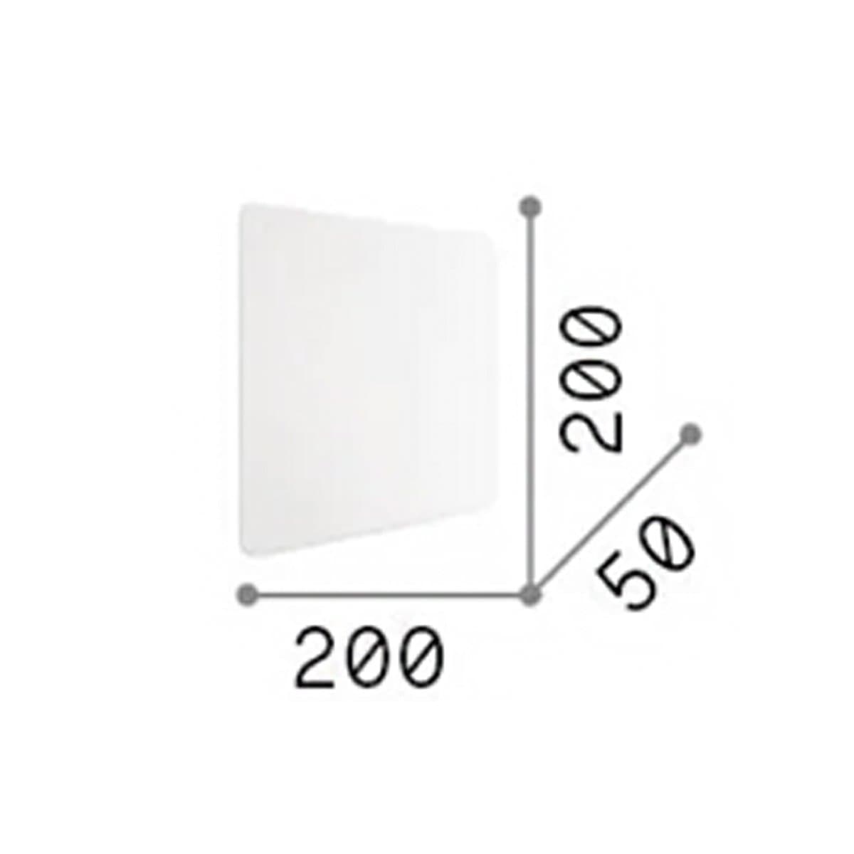 Applique moderno Ideal Lux COVER 195773 NERO LED 1100LM 3000K alluminio - 4