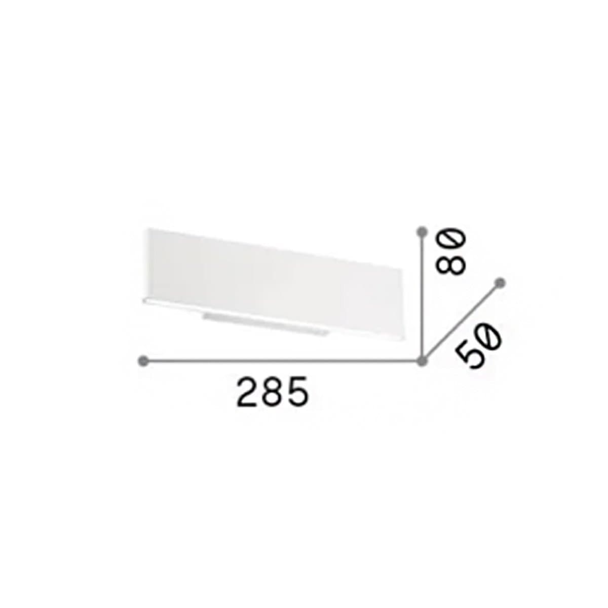 Applique led Ideal Lux DESK 138251 1550lm alluminio bianco biemissione - 4