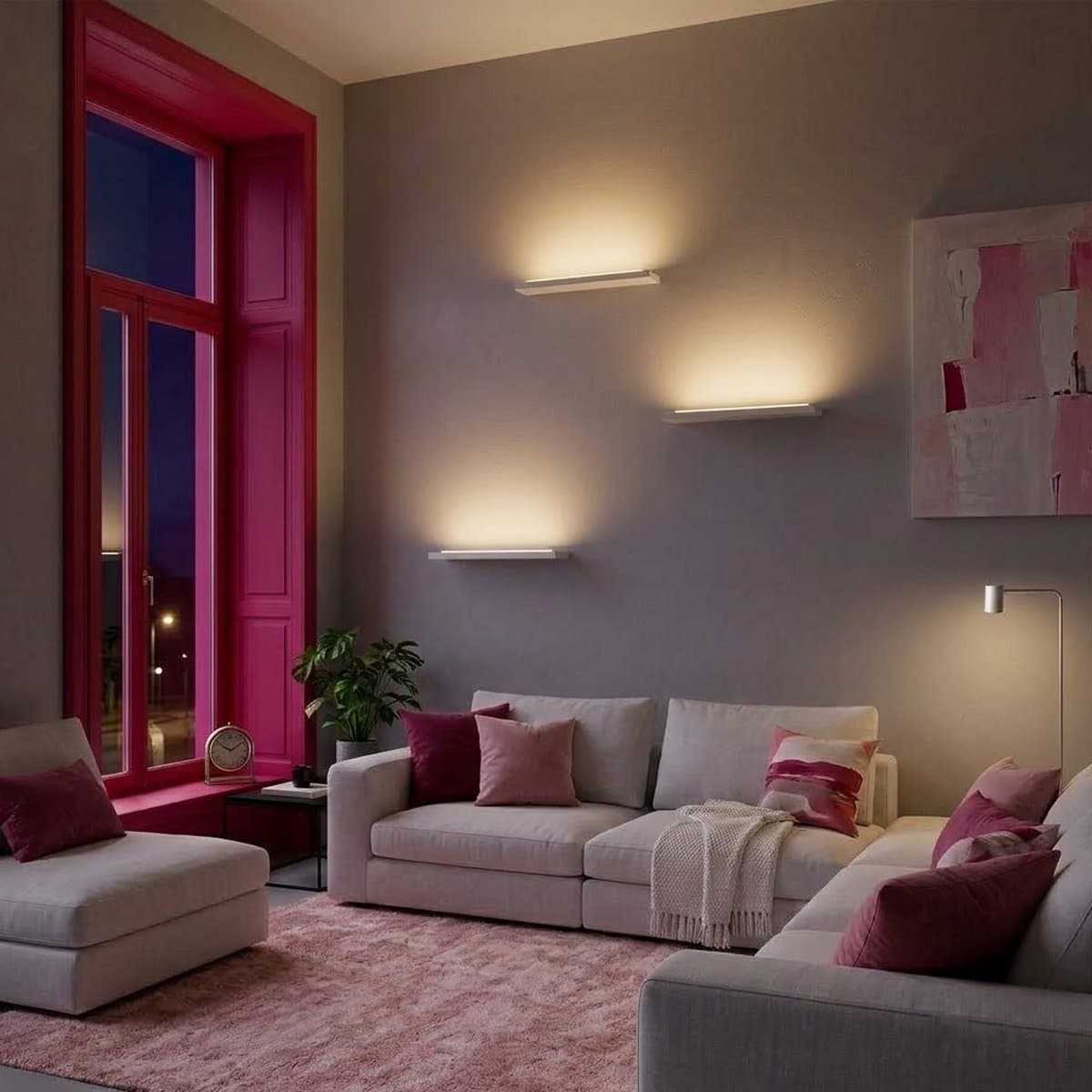 Applique led Ideal Lux BLOCK 350752 3000K 2550lm alluminio bianco mono emissione - 3