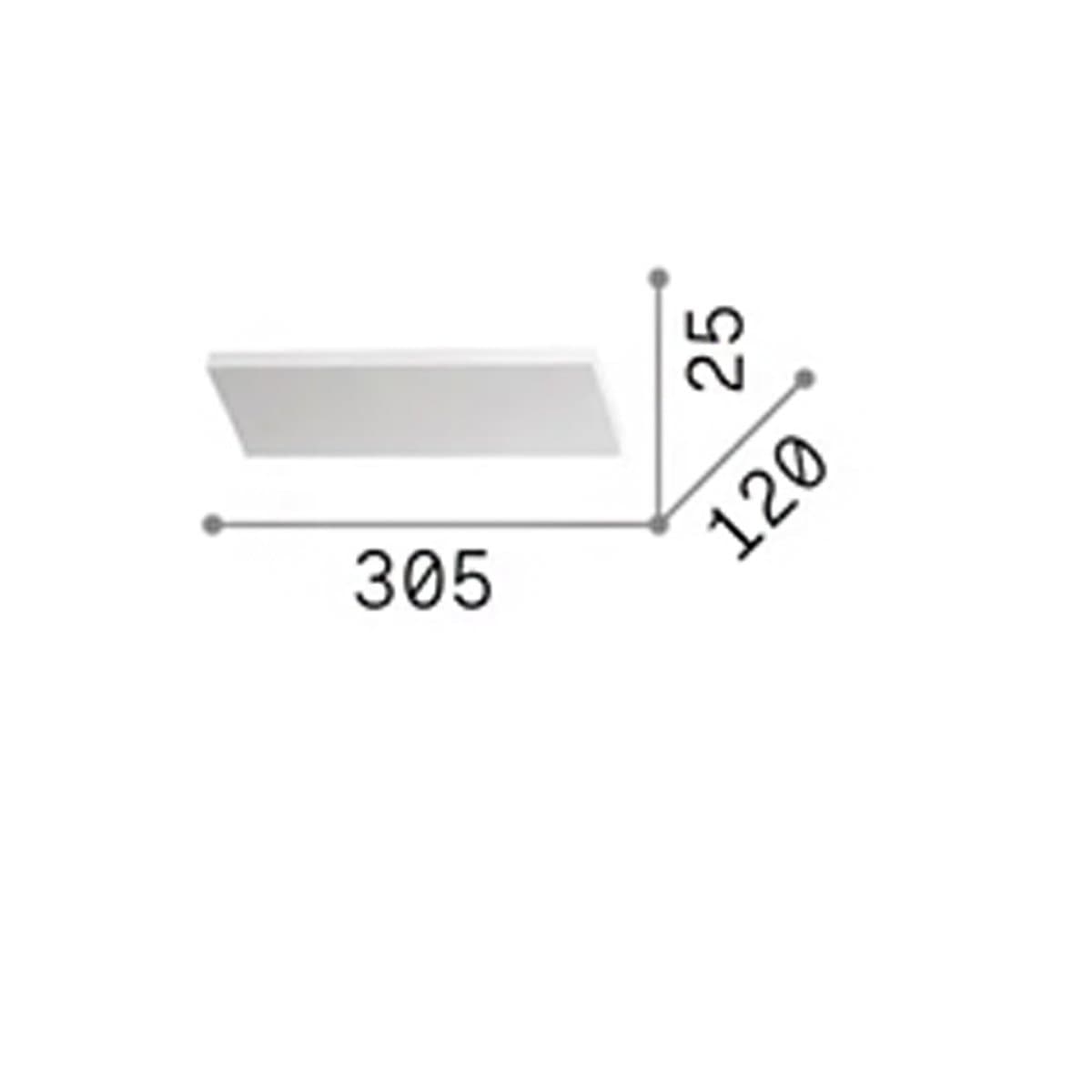Applique led Ideal Lux BLOCK 350752 3000K 2550lm alluminio bianco mono emissione - 7