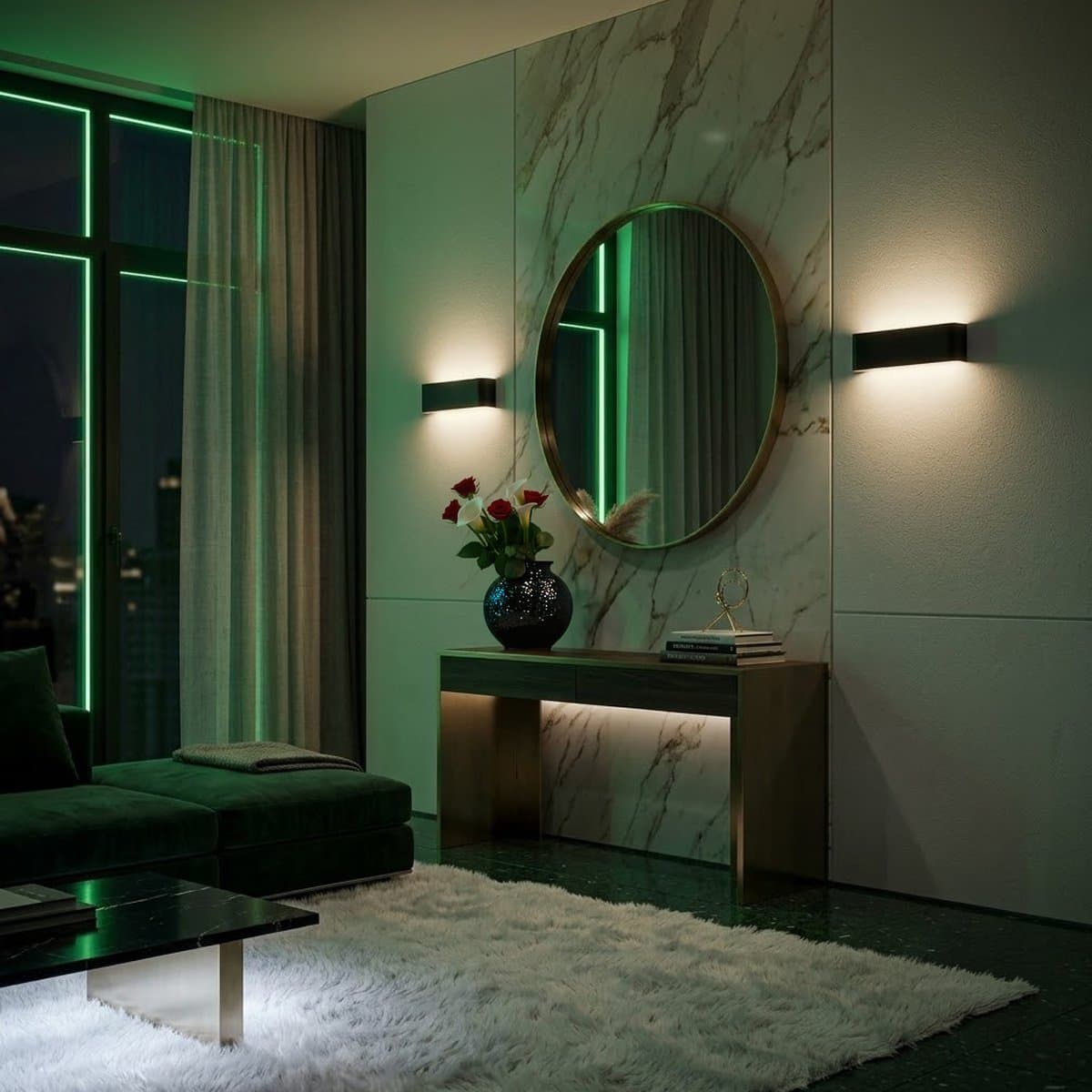 Applique moderno Ideal Lux DELTA 369617 30CM G9 LED 220V alluminio nero biemissione - 3