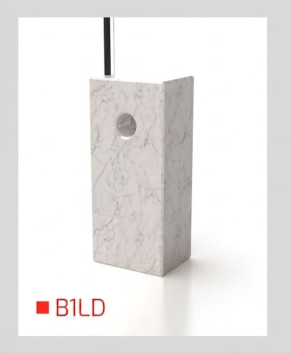 Piantana moderna Top Light VERY 1239 B1LD LED CCT dimmerabile 3 step metallo marmo - 8