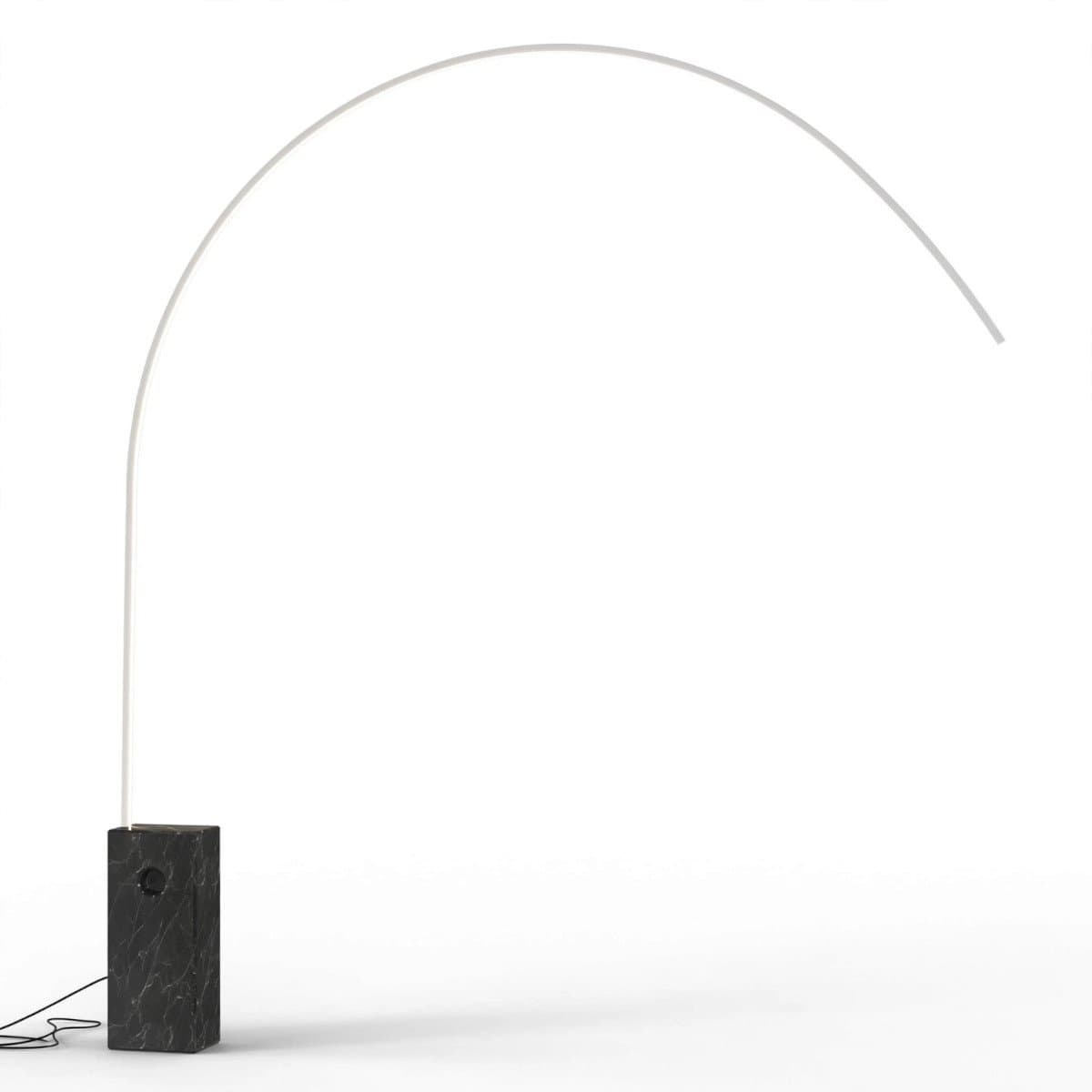 Piantana moderna Top Light VERY 1239 B2LD LED CCT dimmerabile 3 step metallo marmo - 3