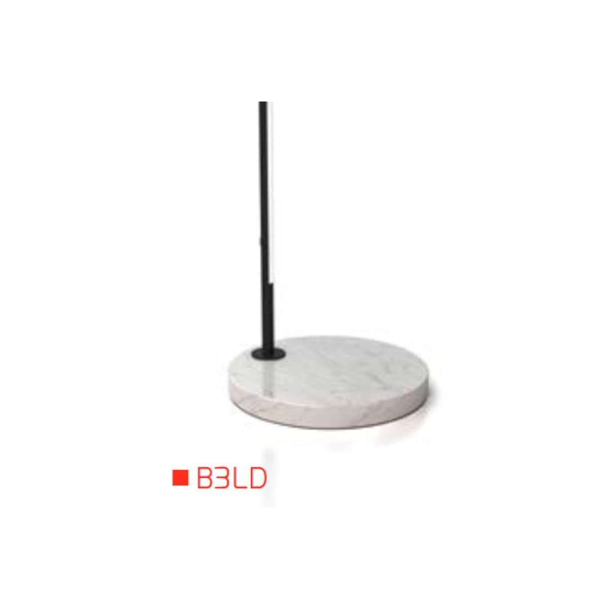 Piantana moderna Top Light VERY 1239 B3LD LED CCT dimmerabile 3 step metallo marmo - 6