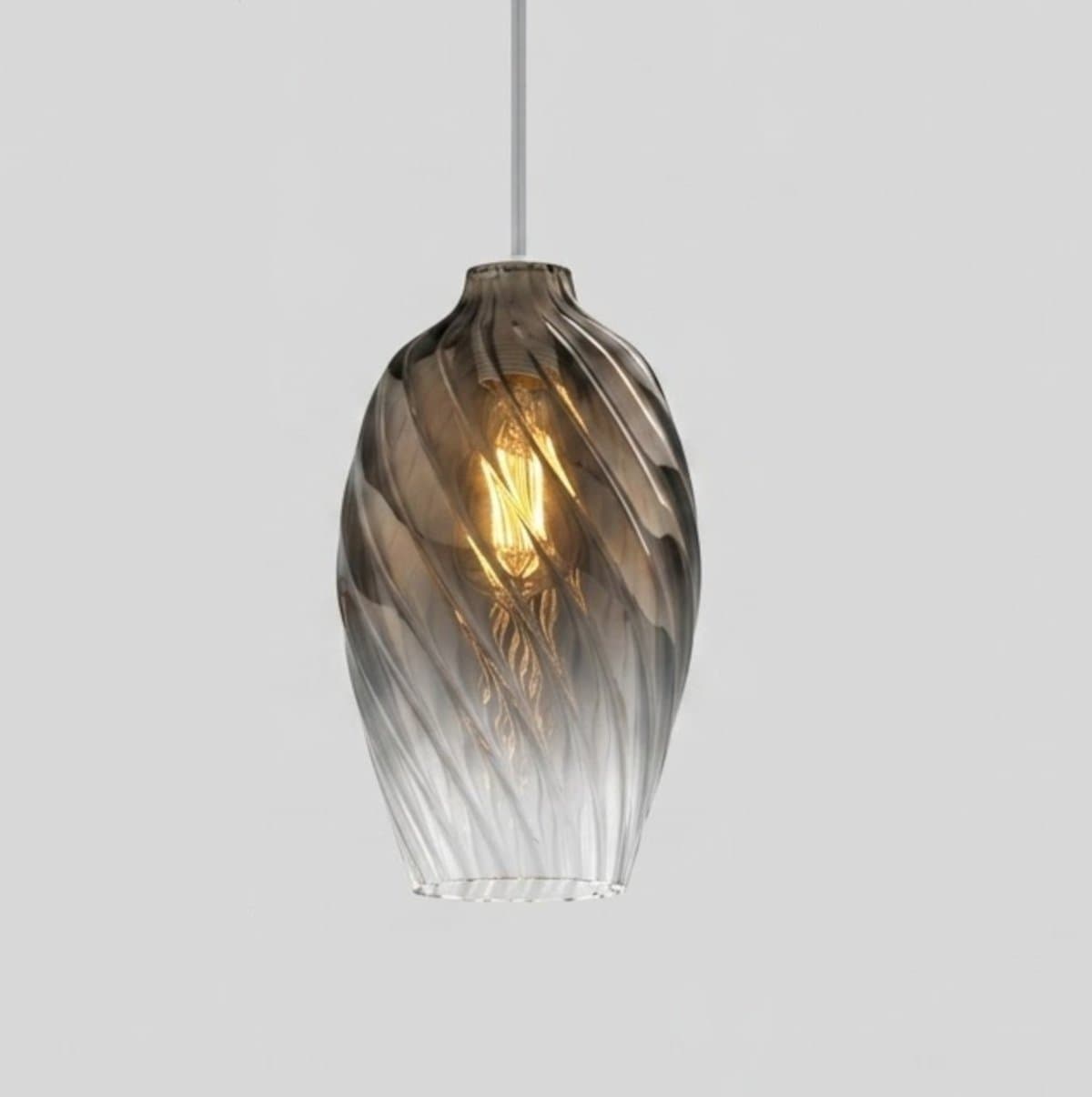 Lampadario moderno Top Light TIDE 1242 SIGMA + R10T1 NE E27 LED metallo vetro pirex - 2