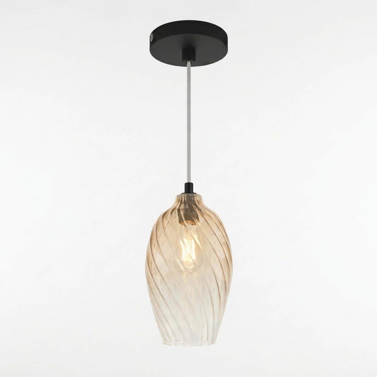 Lampadario moderno Top Light TIDE 1242 SIGMA + R10T1 NE E27 LED metallo vetro pirex - 4