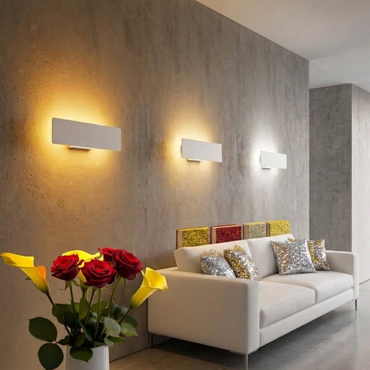Applique led Ideal Lux ZIG ZAG SQUARE 342641 29CM 2700K biemissione - 2
