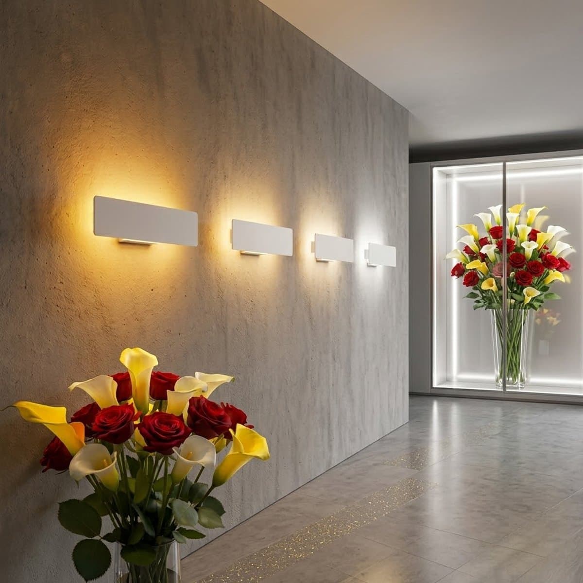 Applique led Ideal Lux ZIG ZAG SQUARE 179292 29CM 3000K biemissione - 2