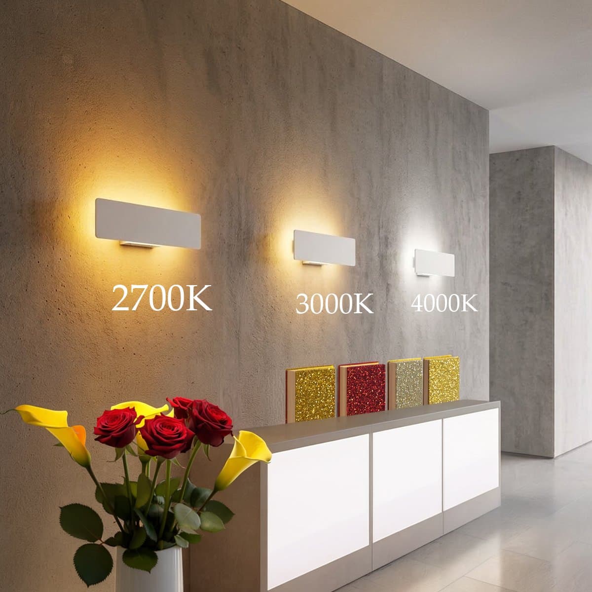 Applique led Ideal Lux ZIG ZAG SQUARE 179292 29CM 3000K biemissione - 3