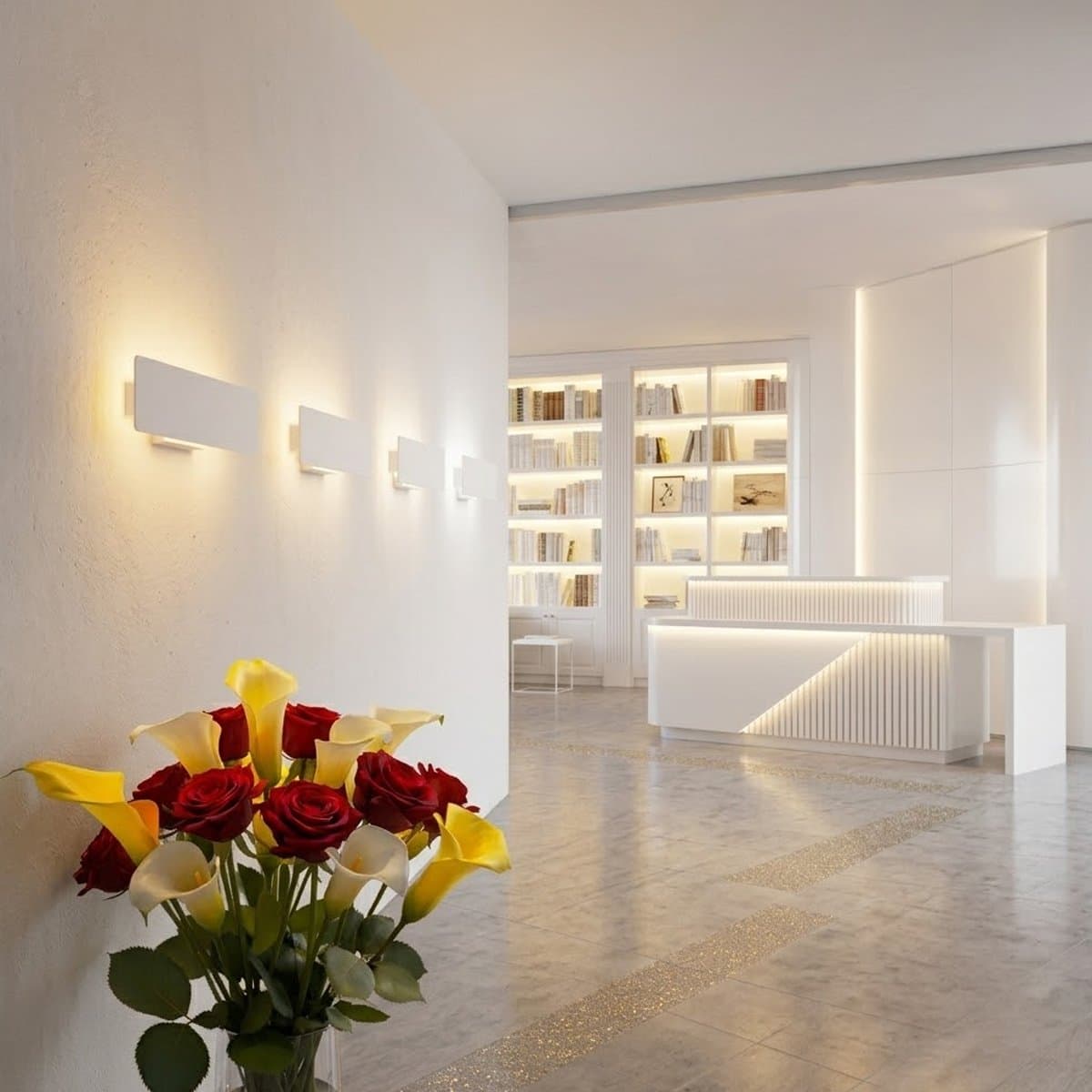 Applique led Ideal Lux ZIG ZAG SQUARE 277233 29CM 4000K biemissione - 2