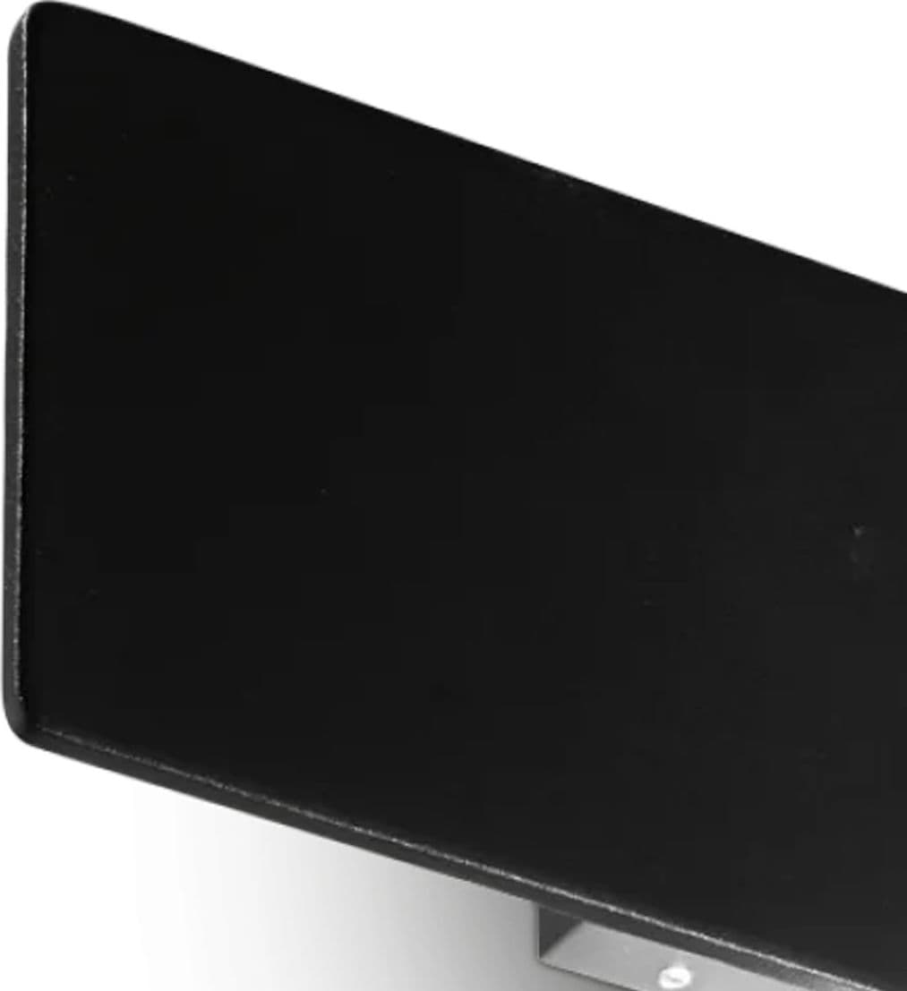 Applique led Ideal Lux ZIG ZAG SQUARE 179315 29CM 3000K alluminio nero biemissione - 3