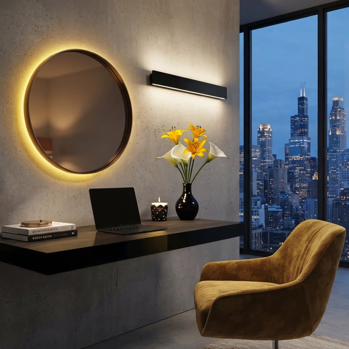 Applique nero Ideal Lux ZIG ZAG SQUARE 277226 75CM LED 3000K 3100LM alluminio biemissione - 2