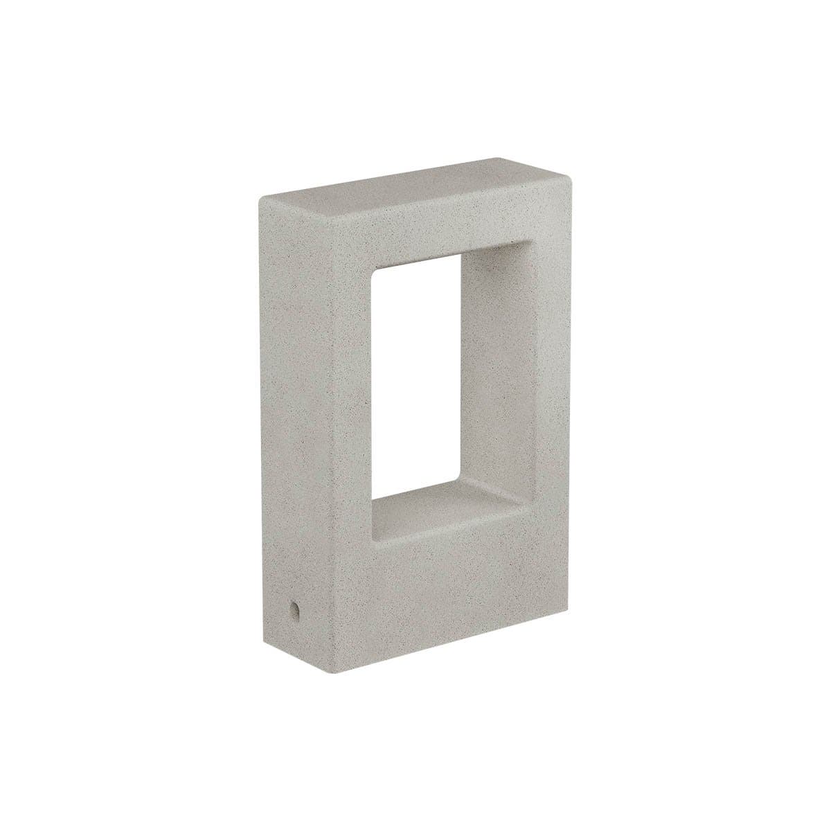 Paletto LED Redo Group SANDER 91160 91161 91162 IP65 H30 cemento alluminio vetro - 5