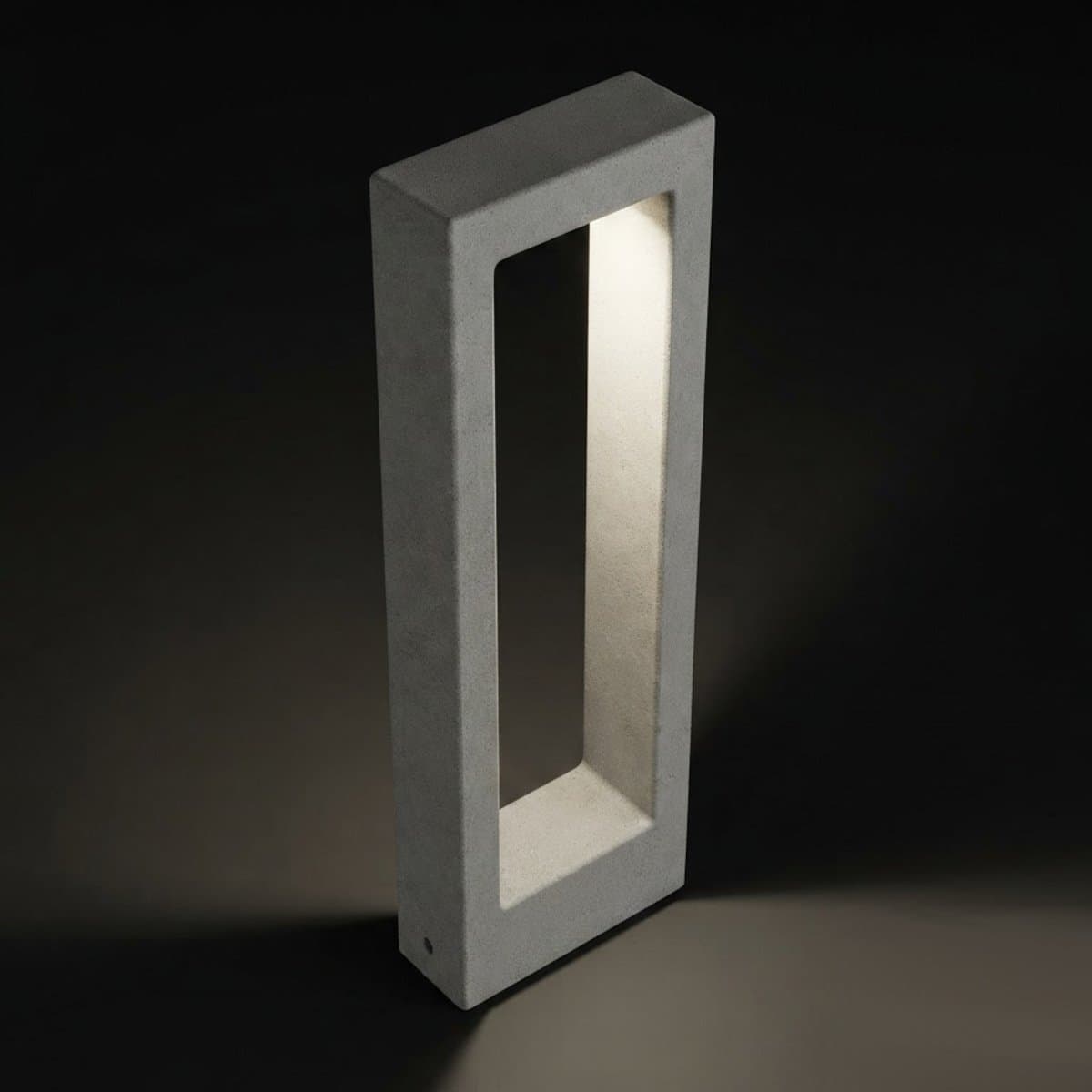 Paletto LED Redo Group SANDER 91166 91167 91168 IP65 H60 cemento alluminio vetro - 2